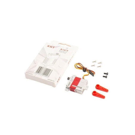 Servo wing KST A12-T HV 12mm (32g, 13.8kg.cm, 0.08s/60°) - FLASH RC