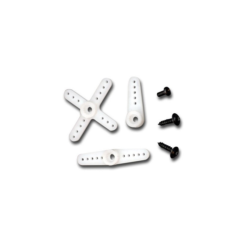 Rudder arm set for servo 7452/7455MG-D - FLASH RC