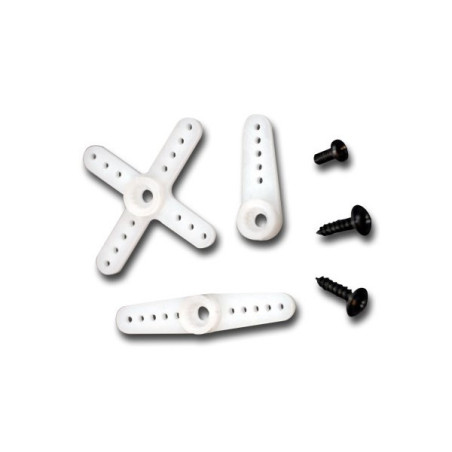Rudder arm set for servo 7452/7455MG-D - FLASH RC