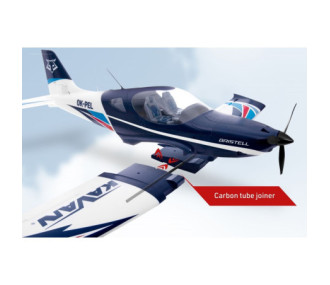 Flugzeug Kavan Bristel B23 1.6m PNP Blau - FLASH RC 2