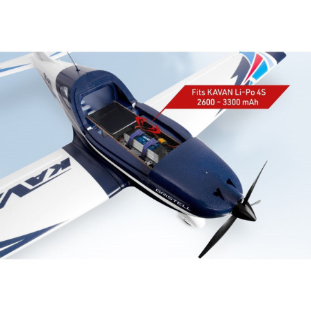 Avión Kavan Bristel B23 1,6m PNP Azul - FLASH RC