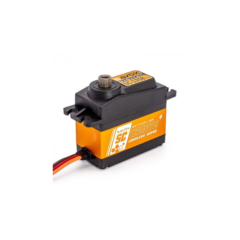 Servo numérique standard Savox SA-1258TG+ titane (52g, 12kg.cm, 0.08s/60°) - FLASH RC