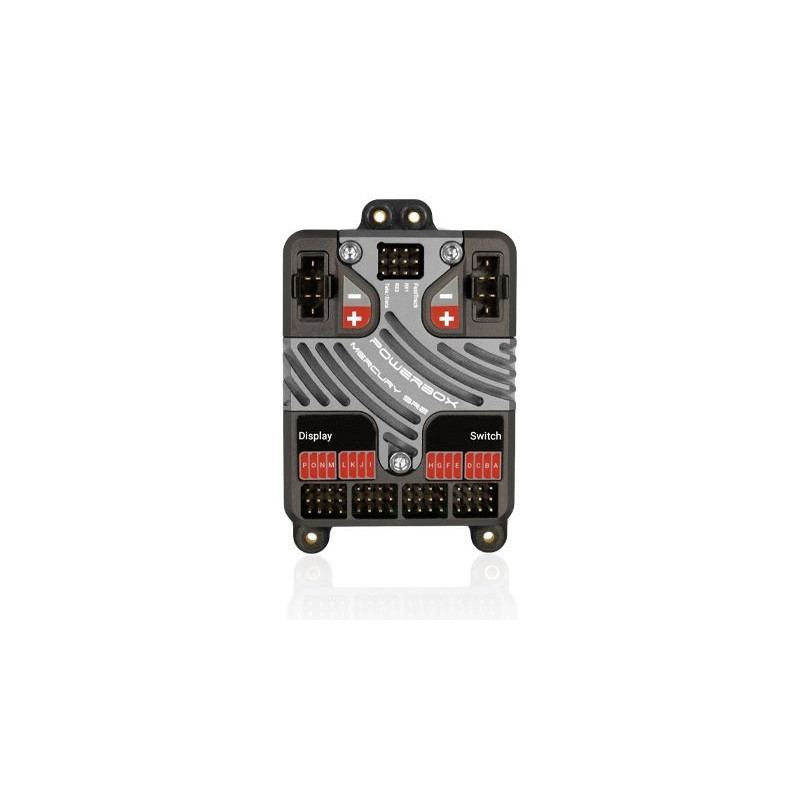 The phrase "PowerBox Mercury SR2" is a product name and does not require translation, as it is already in English. If you meant to provide additional French text for translation, please provide the full sentence or paragraph you would like translated.