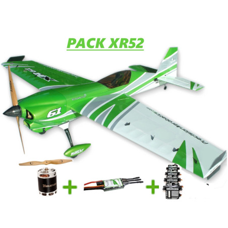 Avion Precision Aerobatics XR 52 V2 + moteur + helice + ESC + Servo - FLASH RC