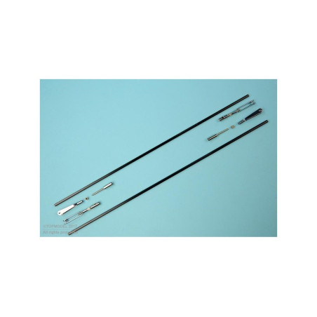 QUICK LINK CARBONE 25cm M2 2pcs TY 1 - FLASH RC