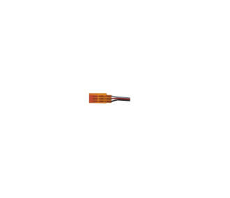 ORANGE FEMALE JR CONNECTOR with 30cm of 0.15mm² wire TYPE 1 - FLASH RC