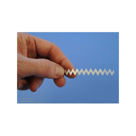 TOPMODEL NASTRO TURBULATORE BIANCO rotolo da 5 m