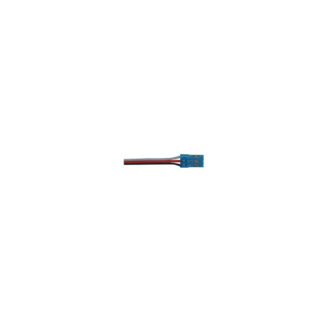 BLUE SERVO CONNECTOR FUTABA with 30cm of 0.15mm² wire TY 1 - FLASH RC