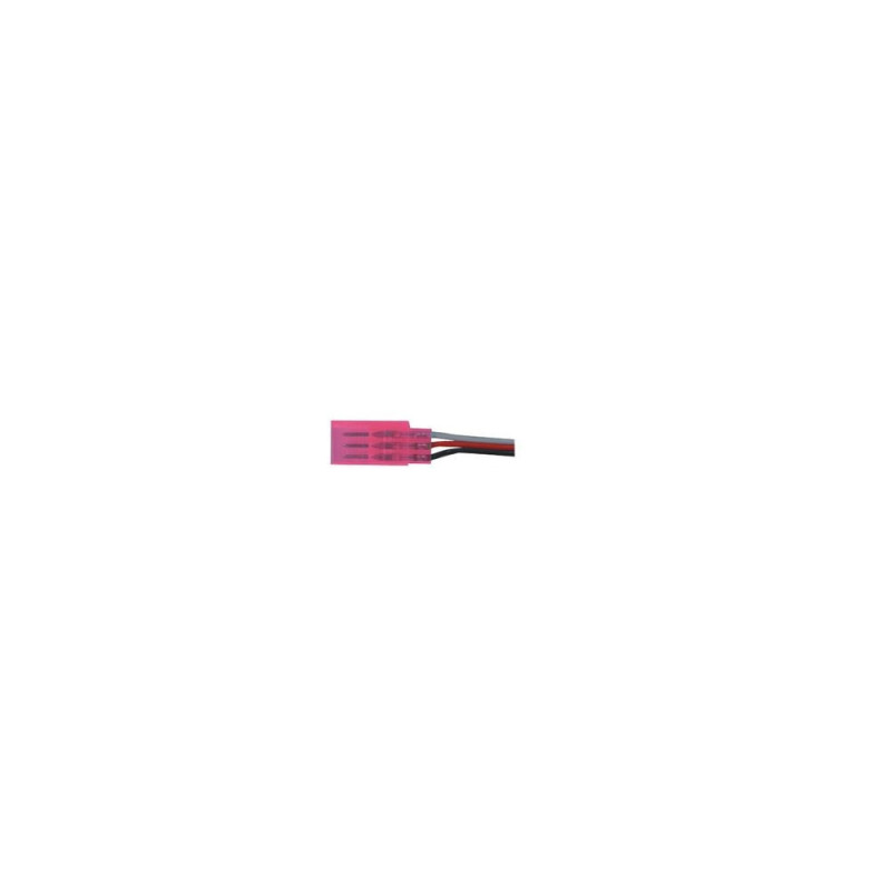 PINK FEMALE CONNECTOR FUTABA with 30cm of 0.30mm² wire TY 1 - FLASH RC