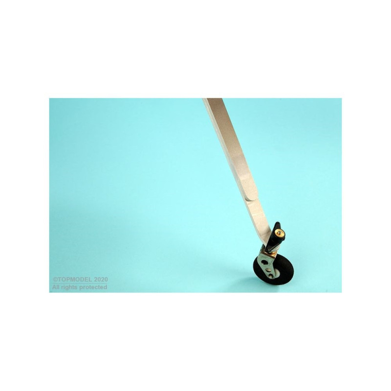 ROULETTE DE QUEUE ALU (ROUE Ø35mm) ECOTOP - FLASH RC
