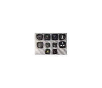 SET D'INSTRUMENTS CHASSEURS US 39-45 1:3 AEROCOCKPIT - FLASH RC