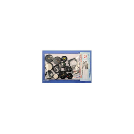 SET D'INSTRUMENTS CHASSEURS US 39-45 1:3 AEROCOCKPIT - FLASH RC
