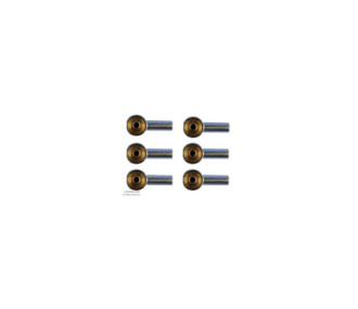 CHAPE A ROTULE ALU FAMOTEC M3 6pcs - FLASH RC 2