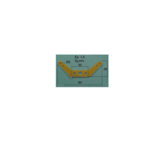 GUIGNOL FIBER DERIVED ECOTOP 84x29 mm 2pcs - FLASH RC