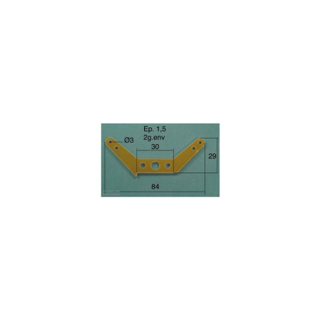 GUIGNOL FIBER DERIVED ECOTOP 84x29 mm 2pcs - FLASH RC