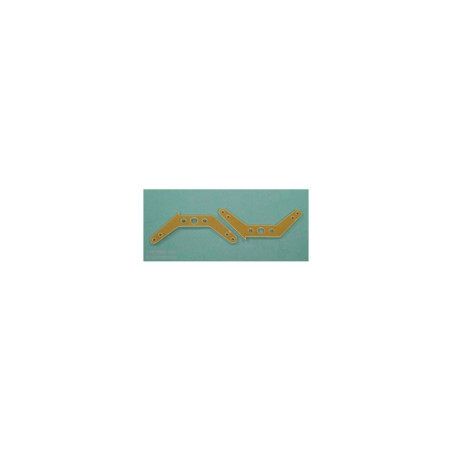 GUIGNOL FIBER DERIVED ECOTOP 84x29 mm 2pcs - FLASH RC