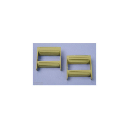 WWII ENGLISH AEROCOCKPIT CONTROL HORNS 1:4 pair - FLASH RC