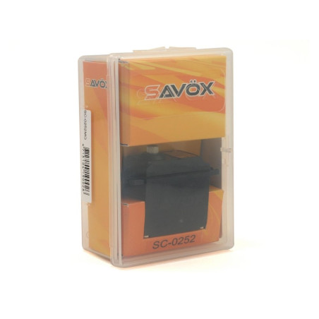 Servo numérique standard Savox SC-0252MG+ (49g, 10.5kg.cm, 0.19s/60°) - FLASH RC