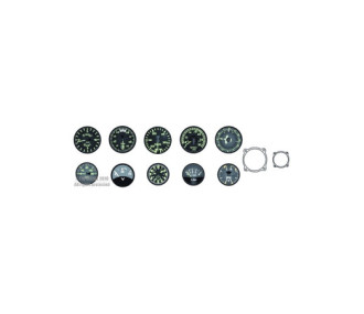 US HUNTERS INSTRUMENT SET 14-18 1:4 AEROCOCKPIT - FLASH RC