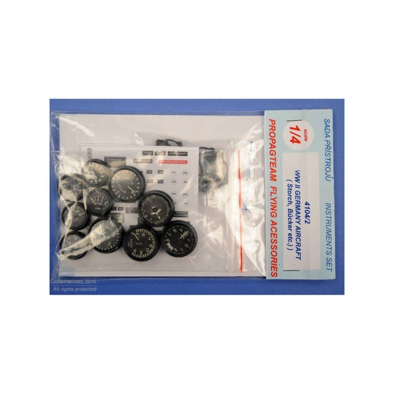 SET DI STRUMENTI DA COMBATTIMENTO US 14-18 1:4 AEROCOCKPIT
