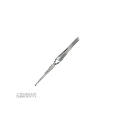 BRUCELLES INOX INVERSEE BEC LONG EFFILE 160mm