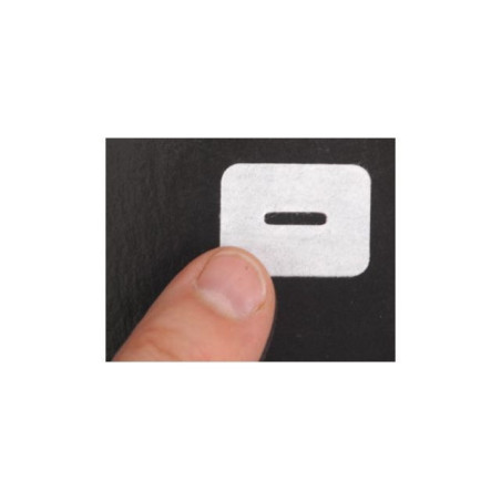 LARGE THICK CYANO HINGE ECOTOP 24x18mm 20pcs - FLASH RC