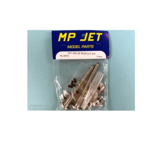 WHEEL AXLE SET MP JET ø5mm pair - FLASH RC 2
