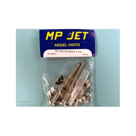 SET AXE DE ROUE MP JET ø5mm la paire - FLASH RC