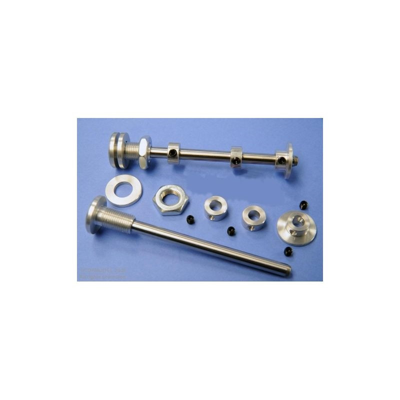 WHEEL AXLE SET MP JET ø5mm pair - FLASH RC