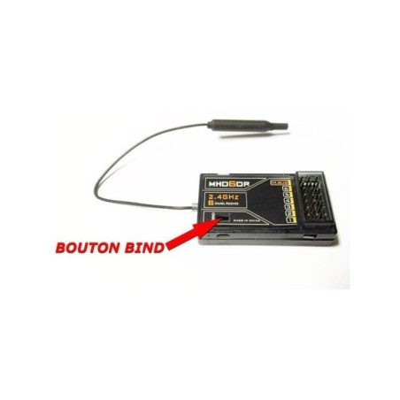 Empfänger RX 6V MHD6DR / Button 2.4Ghz