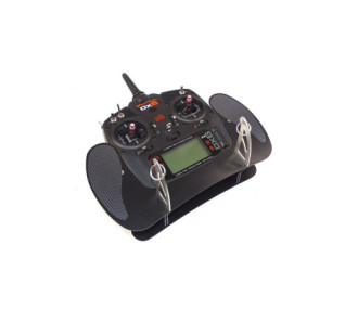 AHLtec transmitter tray for Spektrum DX6 (V2, G2, G3) & DX7 & DX8 G2 Black - FLASH RC