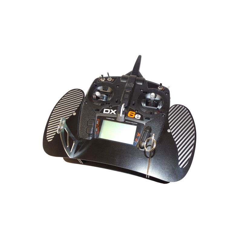 AHLtec transmitter tray for Spektrum DX6e & DX8e Black - FLASH RC
