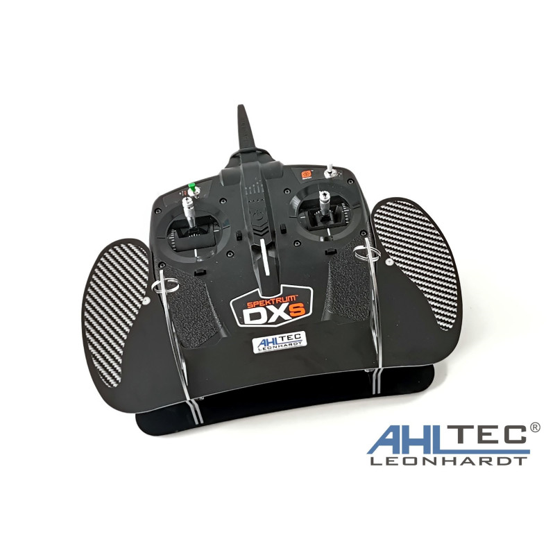 AHLtec transmitter tray for Spektrum DXS Black - FLASH RC