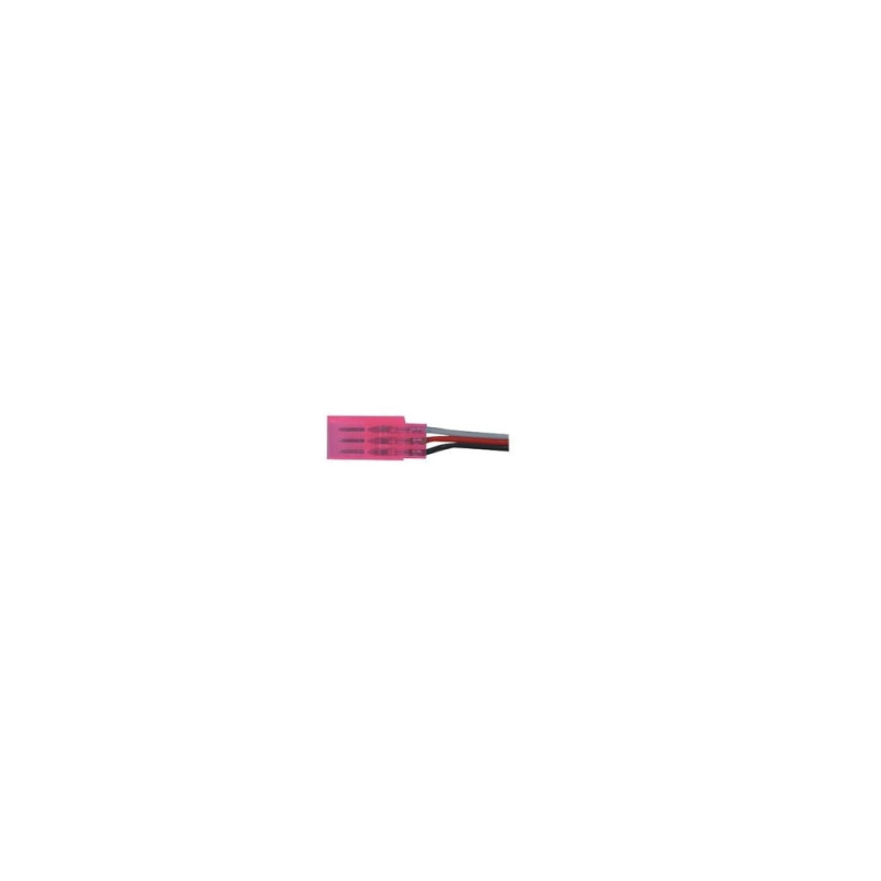 PINK FEMALE CONNECTOR FUTABA with 30cm of 0.15mm² wire TY 1 - FLASH RC