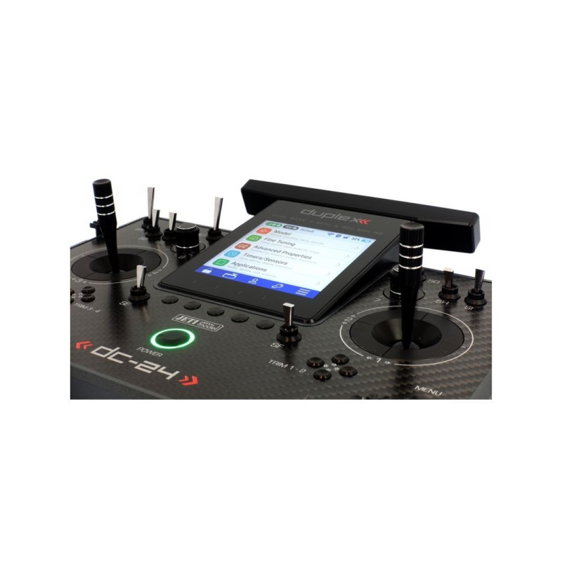 Radio controls - Jeti DC24 II Carbon Gris laqué 2.4Ghz Duplex - FLASH RC
