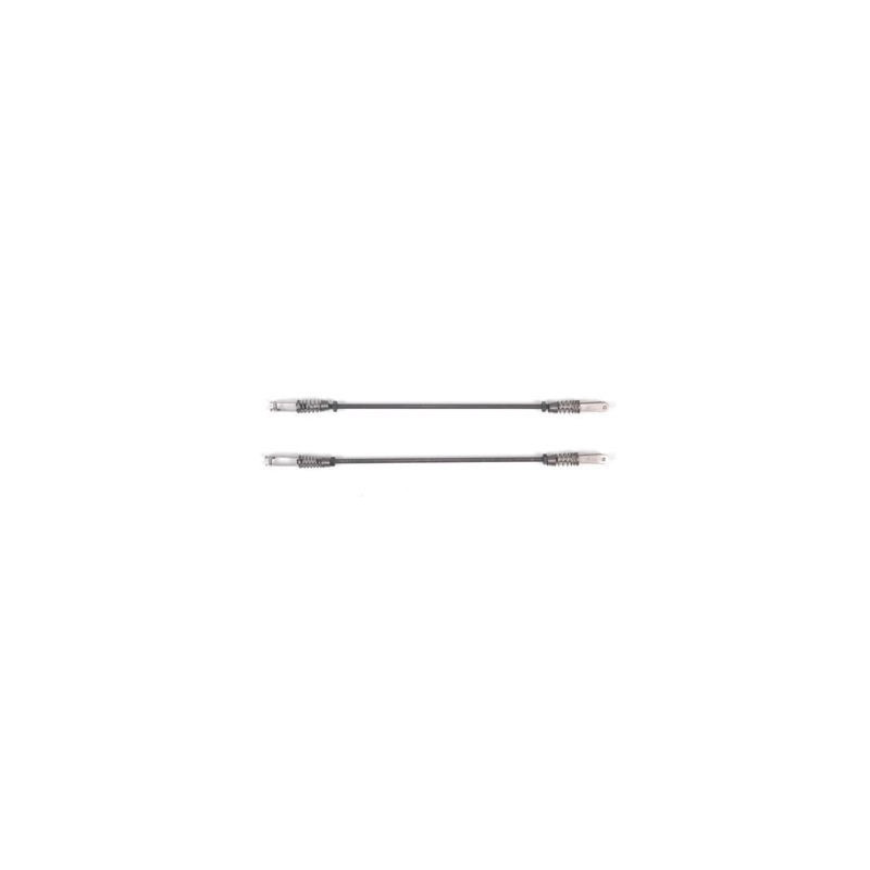 LINKAGE ROD 4-40 WITH CLEVIS/NUT/SPRING L=139mm 2pcs - FLASH RC