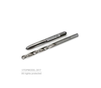 M4 TAP AND DRILL BIT SET DUBRO - FLASH RC