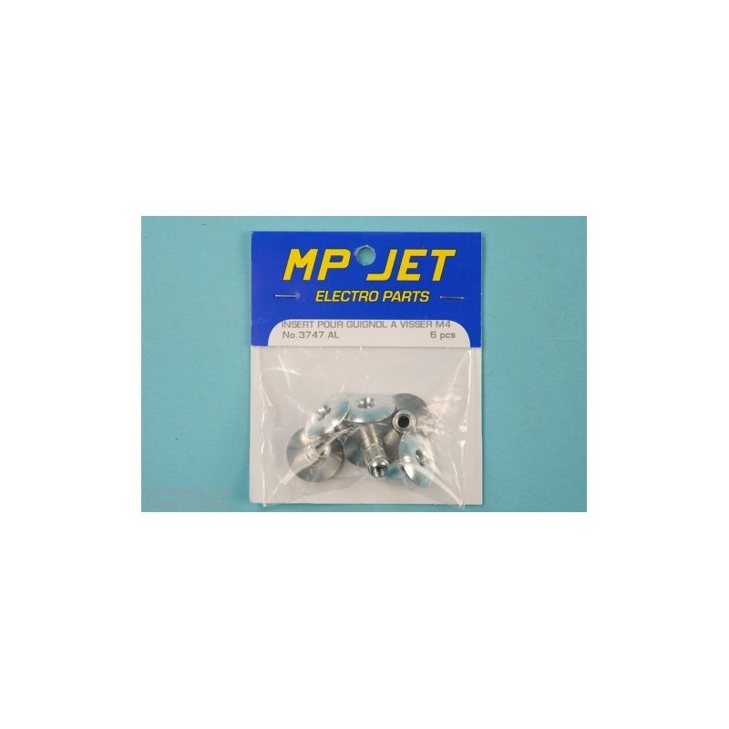 INSERTO DE ALUMINIO PARA MANILLAR M4 6pcs MP JET
