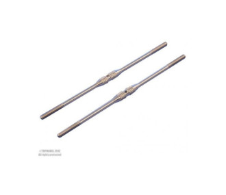 THREADED TURNBUCKLE M3x80mm KNURLED MP JET - FLASH RC