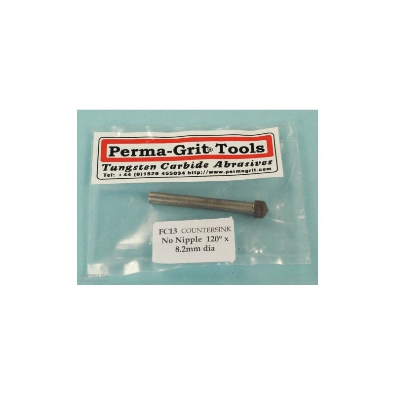 FRAISE 120° SANS GUIDE DIAM 8.2mm PERMA-GRIT - FLASH RC