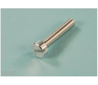 ALUMINUM Screw, Slotted Cylinder Head, M4x20 mm - FLASH RC