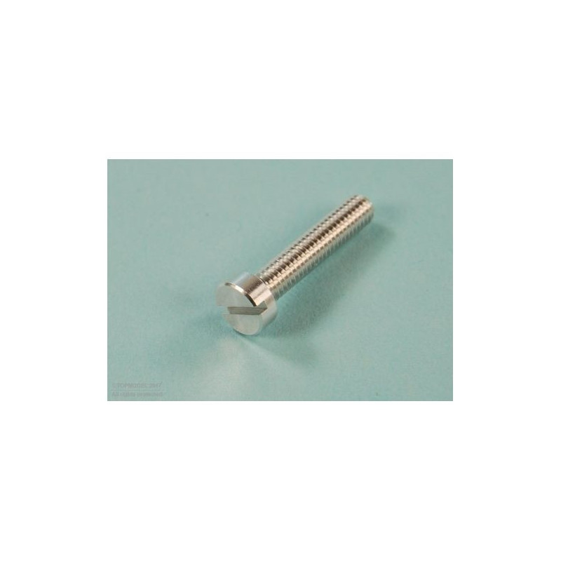 ALUMINUM Screw, Slotted Cylinder Head, M4x20 mm - FLASH RC