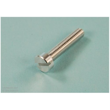 ALUMINUM Screw, Slotted Cylinder Head, M4x20 mm - FLASH RC