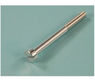 ALUMINUM SCREW, Slotted Cylinder Head M4x40 mm - FLASH RC
