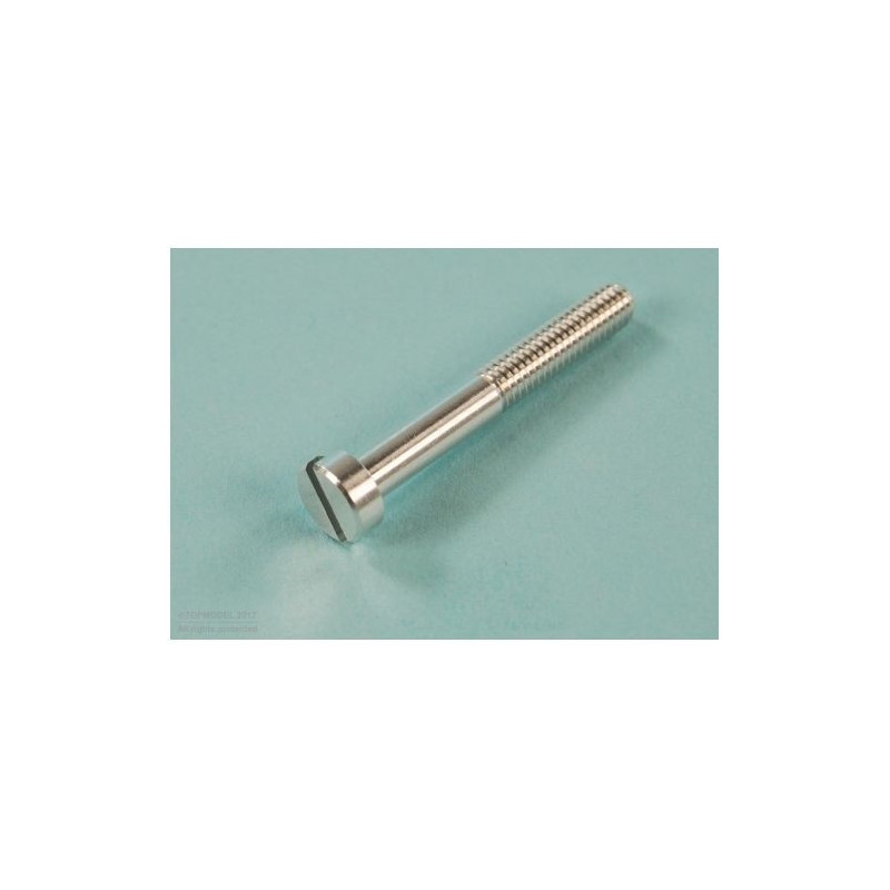 ALUMINUM SCREW Slotted Cylindrical Head M4x30 mm - FLASH RC