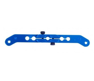 Flaschenzug Alu Titanium Doppel 76.2mm JR BLAU - Graupner