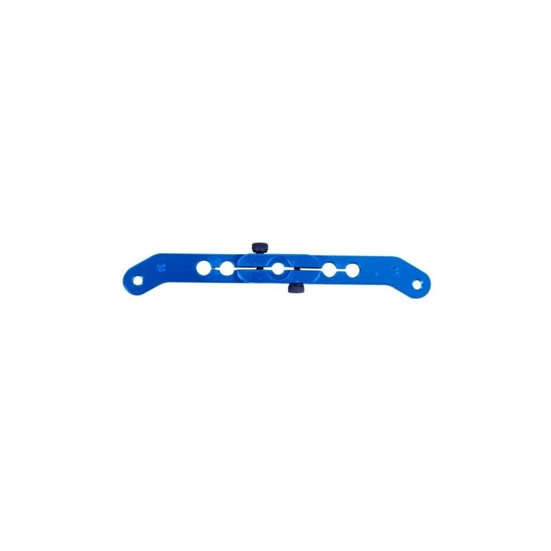 Double Titanium Aluminum Servo Arm 76.2mm JR BLUE - Graupner - FLASH RC