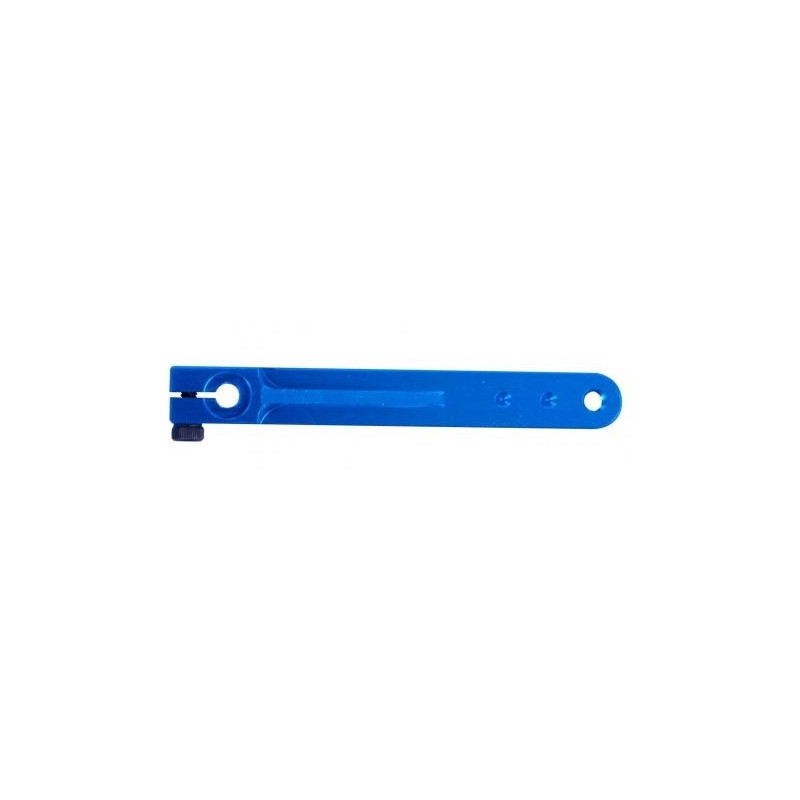 Single Titanium Aluminum Horn 50.8mm JR BLUE - Graupner - FLASH RC
