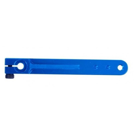Single Titanium Aluminum Horn 50.8mm JR BLUE - Graupner - FLASH RC