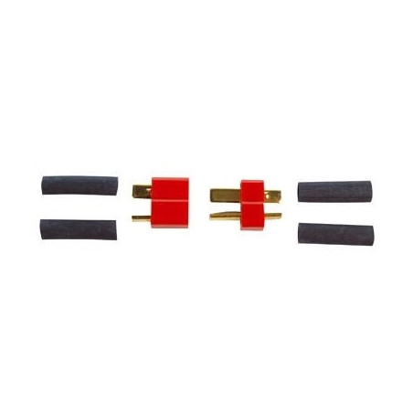 Deans male/female connector (1 pair) - FLASH RC